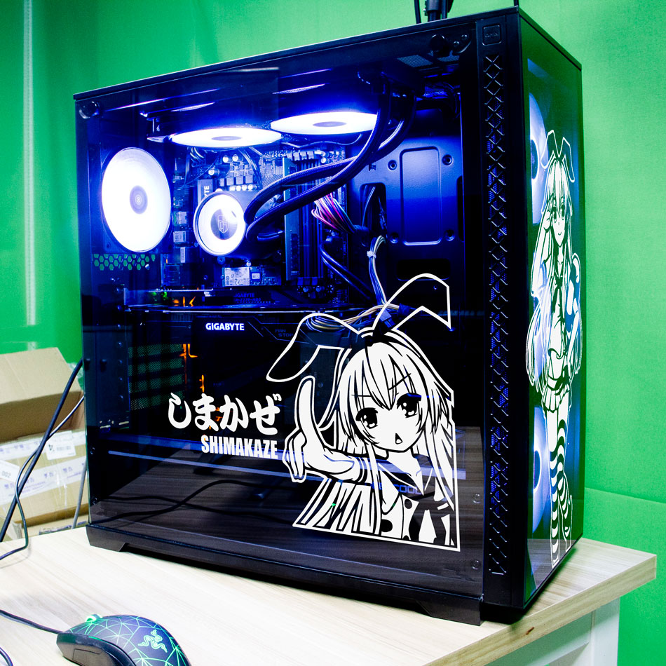 改造后的电脑主机藏物示意图