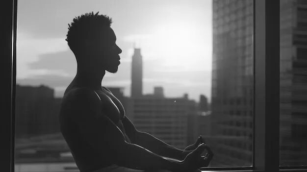 压力下的疲惫身影